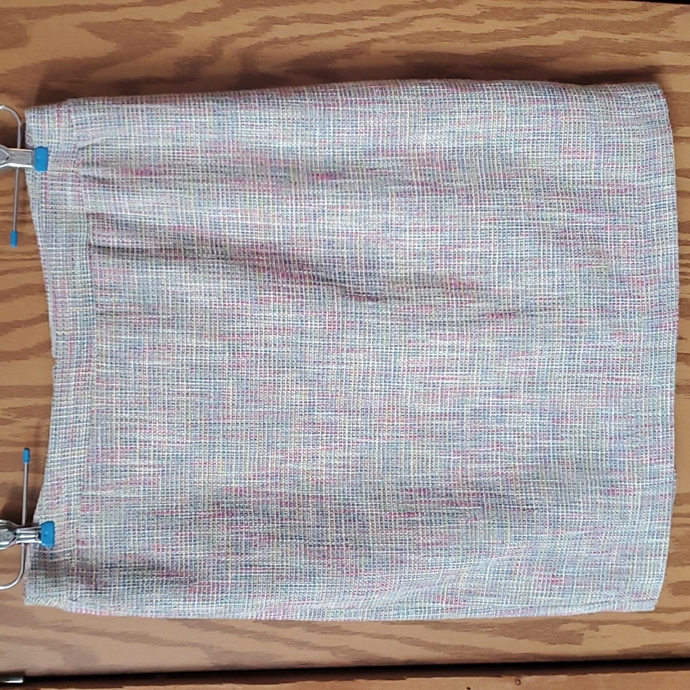 Nwt Loft Tweed Multi-Colored Skirt